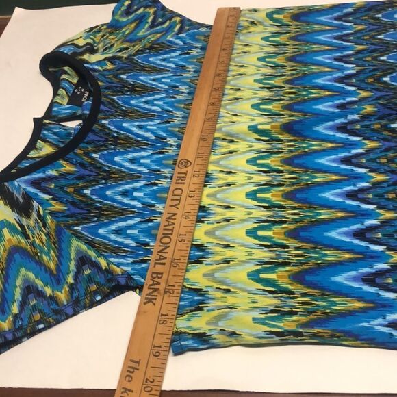 Ronni Nicole Women’s Size 12 Round Neckline Cap Sleeve Printed Summer Dress - Picture 13 of 14